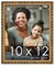 10x12 Museum-Quality Picture Frame with UV-Resistant Acrylic & Acid-Free Backing, Available in 4 Finishes - Gold, Silver, Bronze, and Black